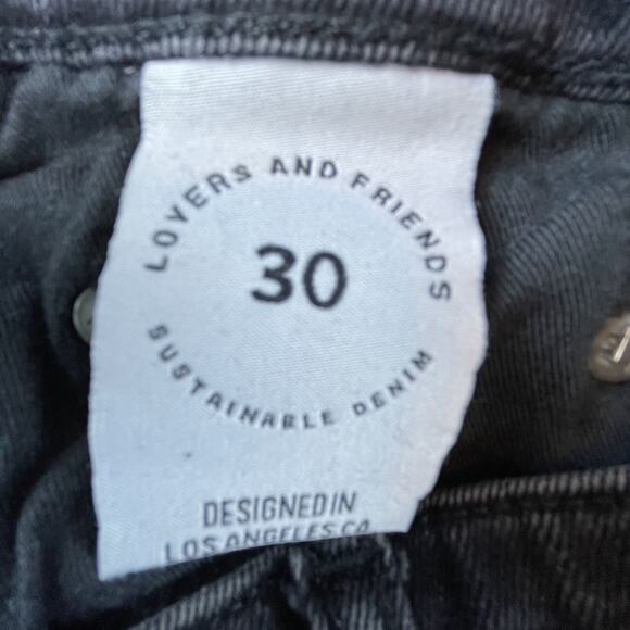 Lovers + Friends Greyson Slim Boot Jeans Womens 30‎ Shadow Hill Ultra High Rise - Picture 4 of 10